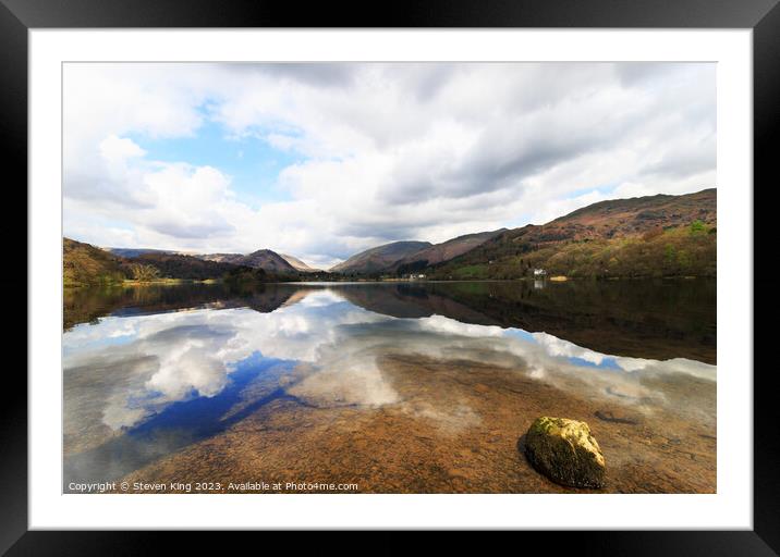 Tranquil Reflections Framed Mounted Print by Steven King