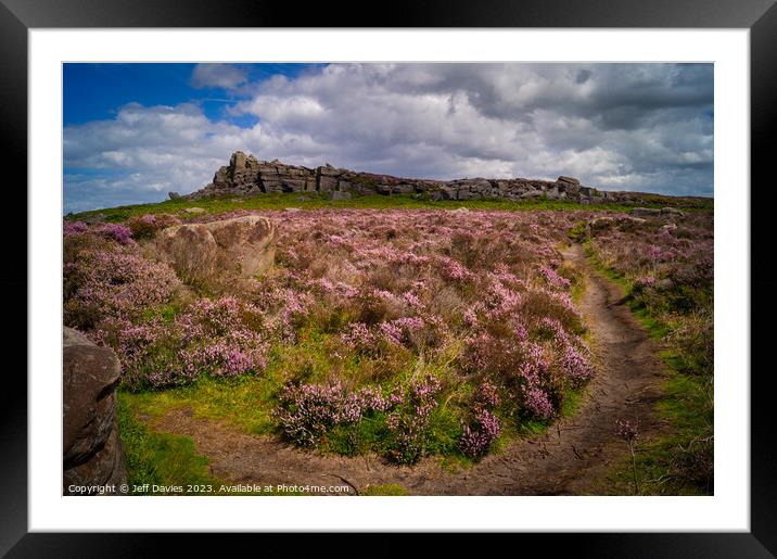 Owler Tor, Peak District, Derbyshire Dales Framed Mounted Print by Jeff Davies