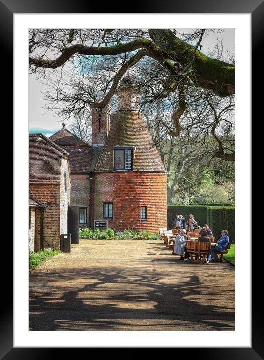Afternoon tea in the xountrt sunshine  Framed Mounted Print by Tony lopez