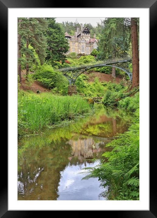 Cragside house Northumberland  Framed Mounted Print by Tony lopez