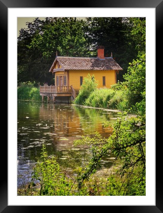 Calm over the lake  Framed Mounted Print by Tony lopez
