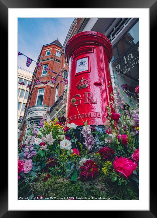 Post Box Framed Mounted Print by Matthew McCormack