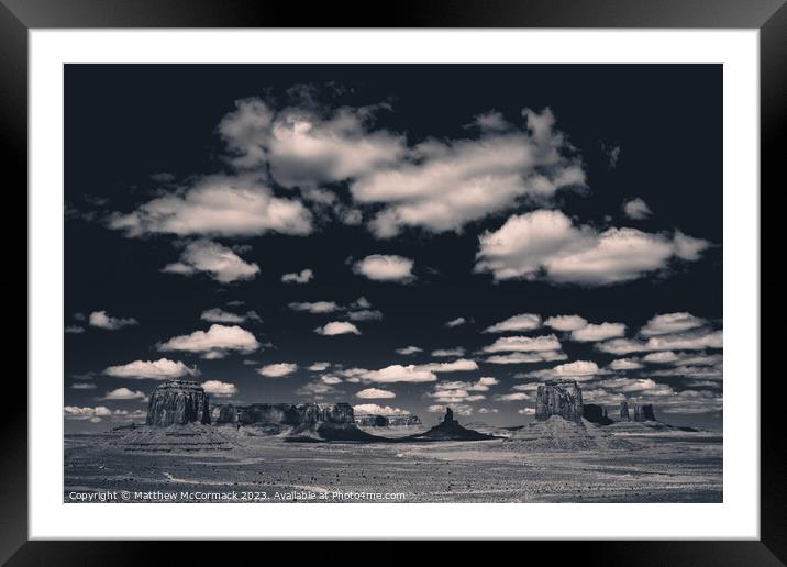 Monument Valley Framed Mounted Print by Matthew McCormack