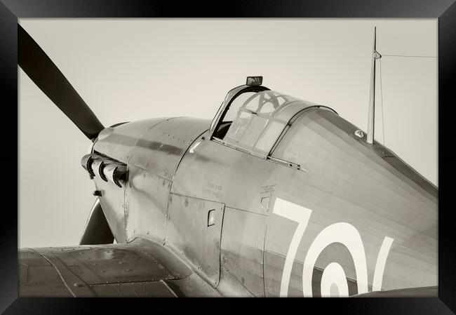 Hawker Hurricane  Framed Print by Kevin Howchin