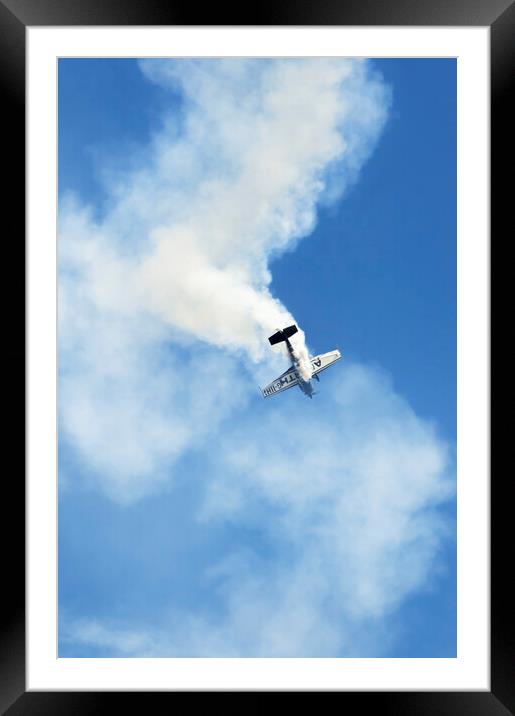 Extra 330SC Framed Mounted Print by Kevin Howchin