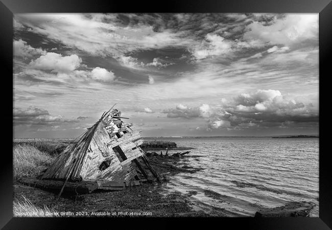 Hoo Marina Framed Print by Derek Griffin