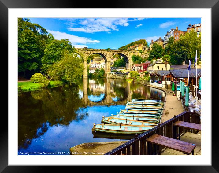 Knaresborough Viaduct Framed Mounted Print by Ian Donaldson