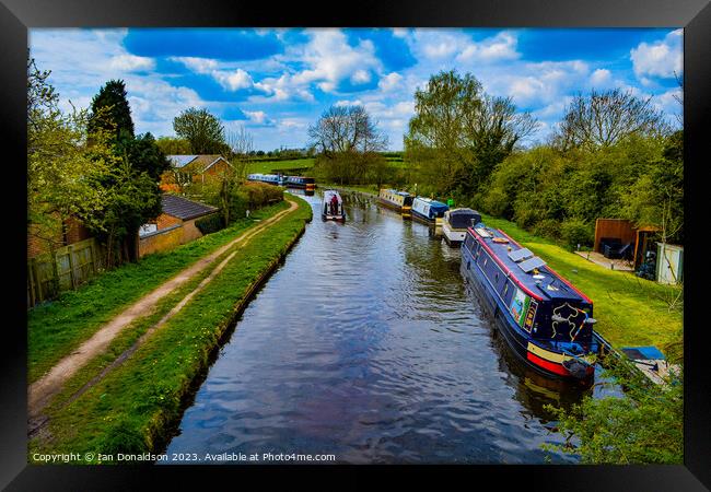 Life on the River Framed Print by Ian Donaldson