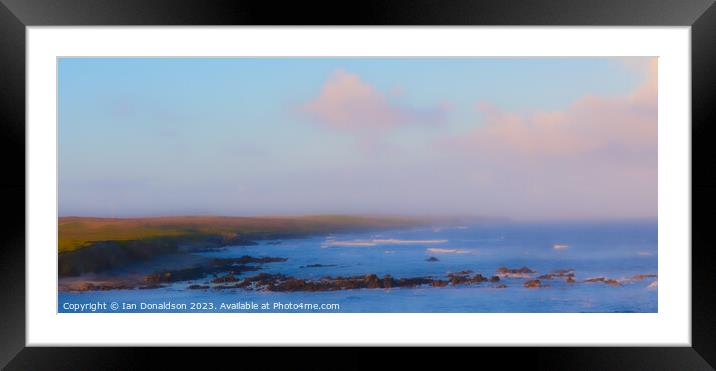 Isle of Lewis Framed Mounted Print by Ian Donaldson