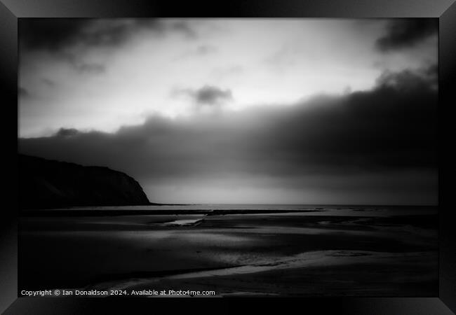 Filey Beach Framed Print by Ian Donaldson