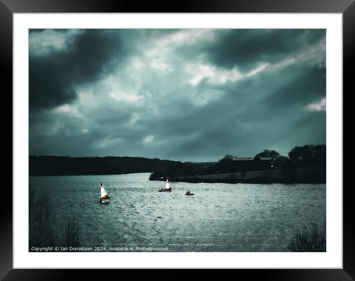 Sailing Days Framed Mounted Print by Ian Donaldson