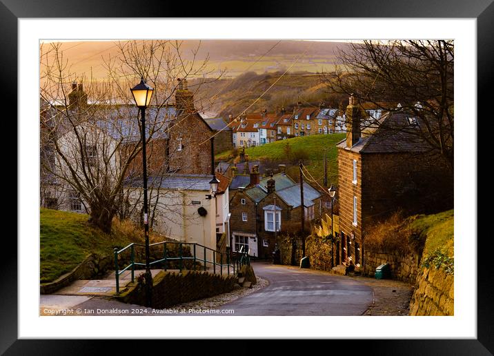 Down to the Bay Framed Mounted Print by Ian Donaldson