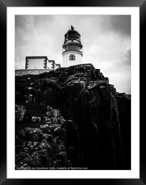 Neist Point  Lighthouse Framed Mounted Print by Ian Donaldson