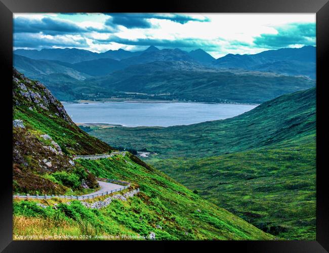 Cuillin Mountains Framed Print by Ian Donaldson