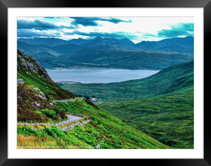 Cuillin Mountains Framed Mounted Print by Ian Donaldson