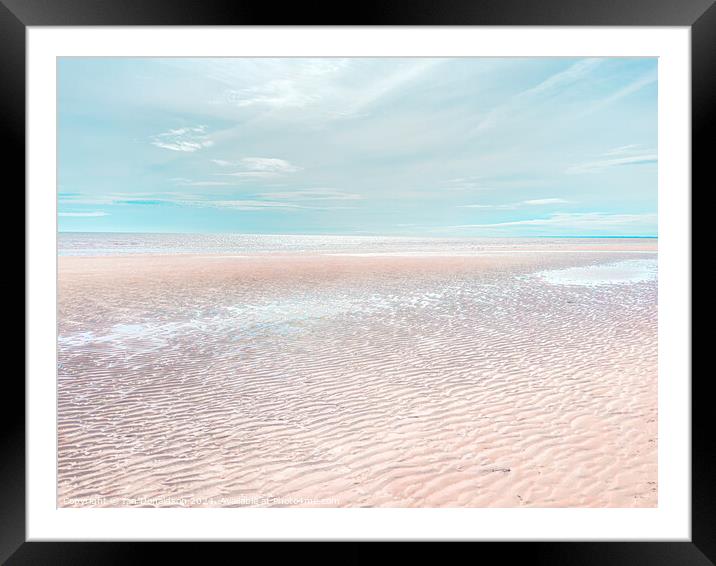 Deserted Beach Framed Mounted Print by Ian Donaldson