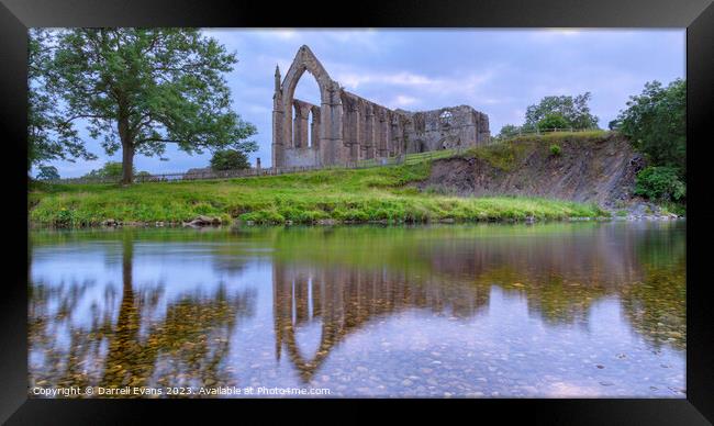 Riverside Priory Framed Print by Darrell Evans