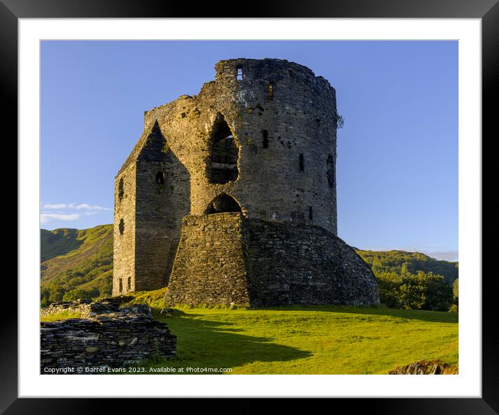 Dolbadarn Castle Framed Mounted Print by Darrell Evans