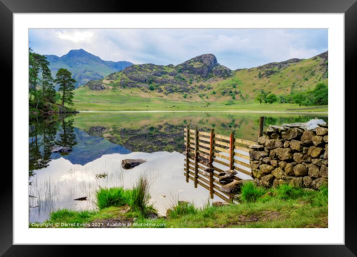 Beauty of Blea Tarn Framed Mounted Print by Darrell Evans