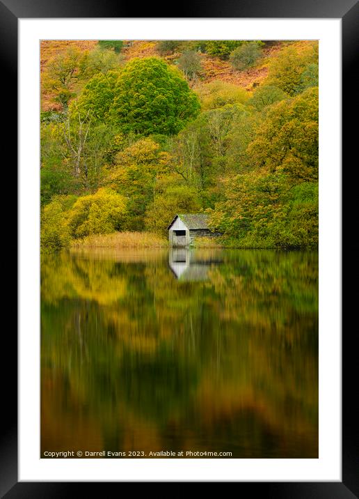 Autumn at Rydal Water Framed Mounted Print by Darrell Evans