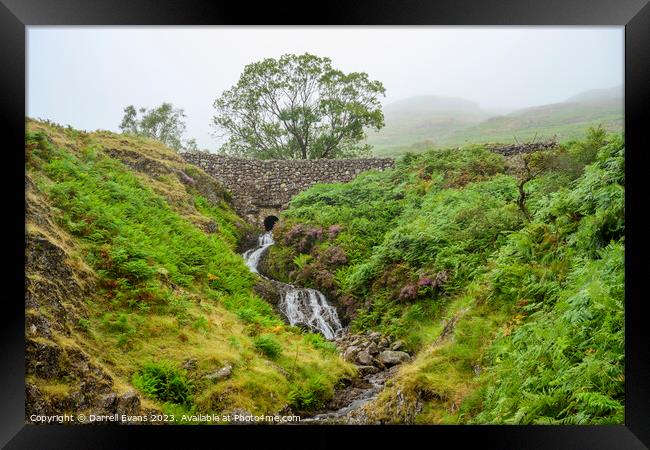 Wrynose Stream Framed Print by Darrell Evans