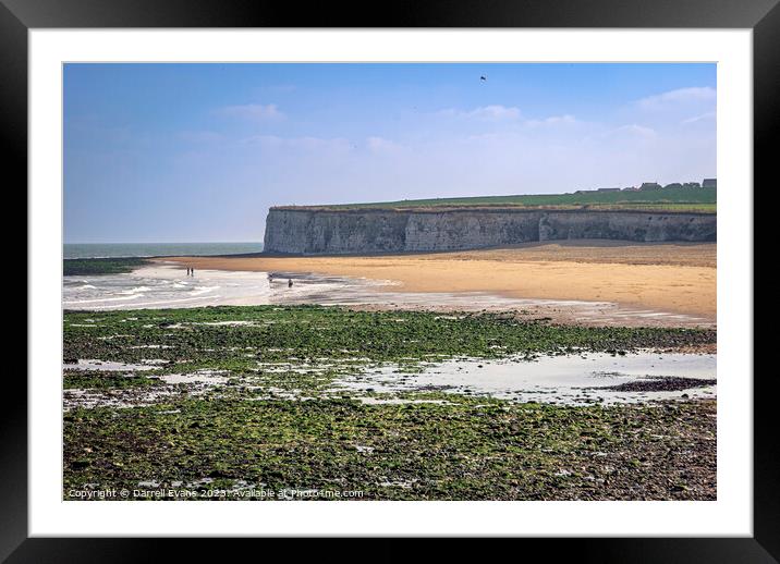 Kingsgate Bay towards Broadstairs Framed Mounted Print by Darrell Evans