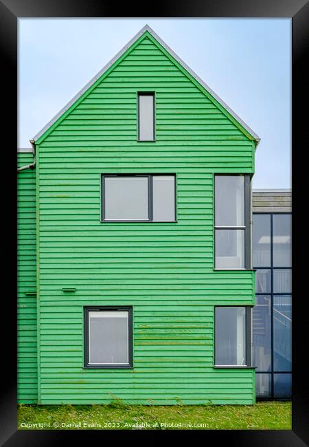 John O'Groats Green House Framed Print by Darrell Evans