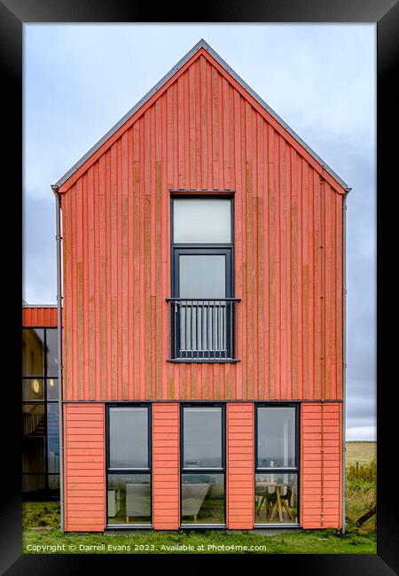 John O'Groats  Red House Framed Print by Darrell Evans