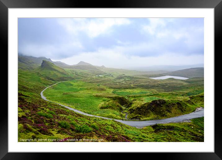 Quiraing Framed Mounted Print by Darrell Evans