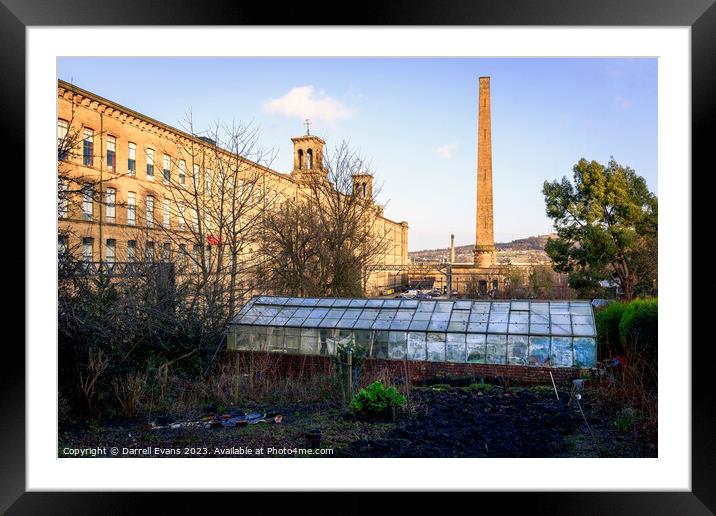 Salts Mill Framed Mounted Print by Darrell Evans