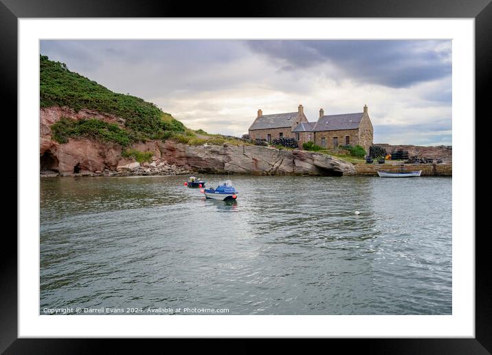 Cove Harbour Framed Mounted Print by Darrell Evans