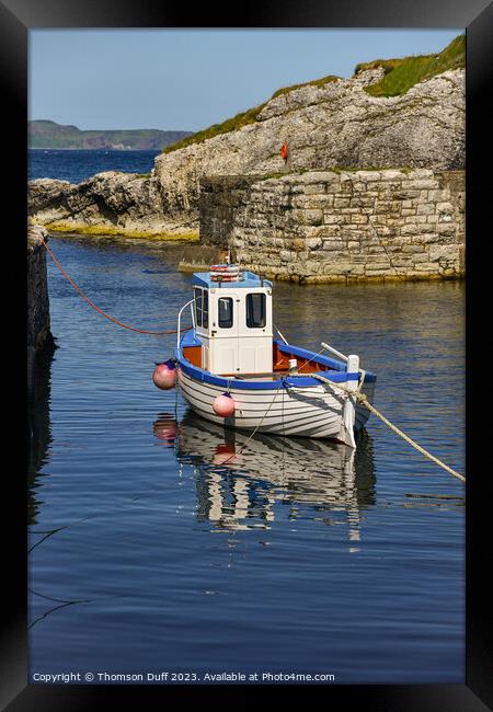 Ballintoy Harbour, Co. Antrim, Northern Ireland  Framed Print by Thomson Duff