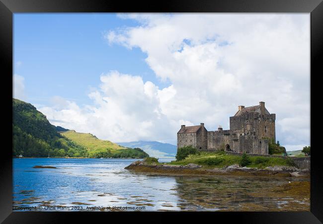 Eilean Donan Castle and Loch Duich Framed Print by Chris Mann