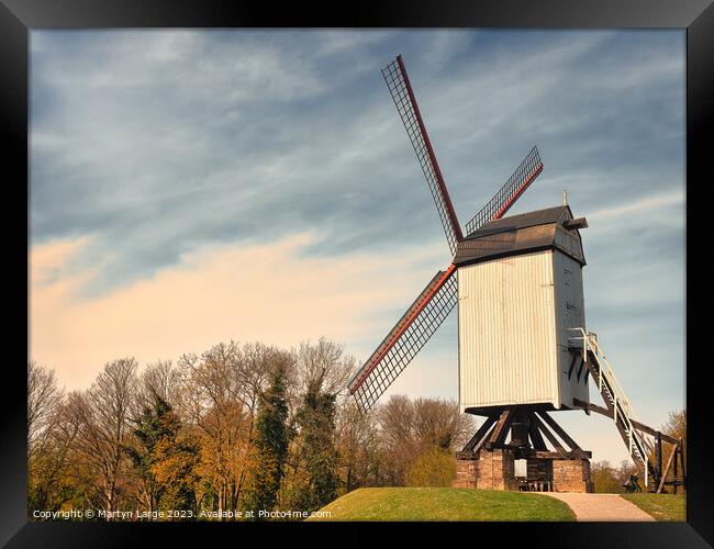 The Old Windmill Framed Print by Martyn Large