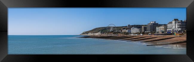 The Eastbourne Sea Front Framed Print by Martyn Large