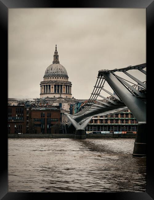Dome Across The River Framed Print by Martyn Large