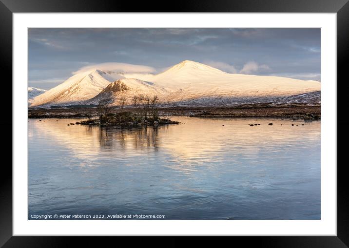 Winter Sunrise  Framed Mounted Print by Peter Paterson