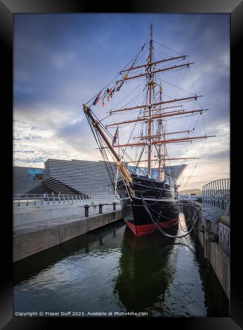 RRS Discovery, Dundee, Scotland Framed Print by Fraser Duff