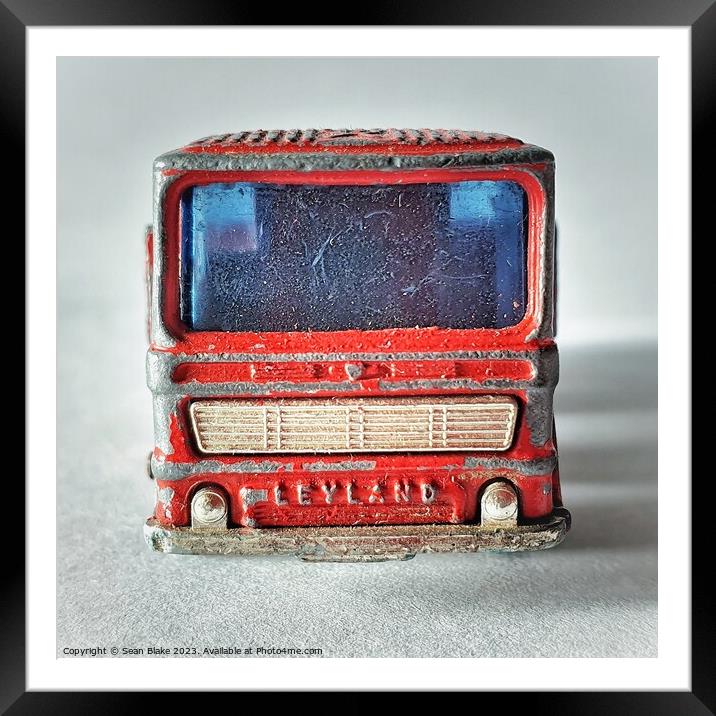 1966 Lesney Matchbox Pipe Truck No 10 Framed Mounted Print by Lowercase b Studio 