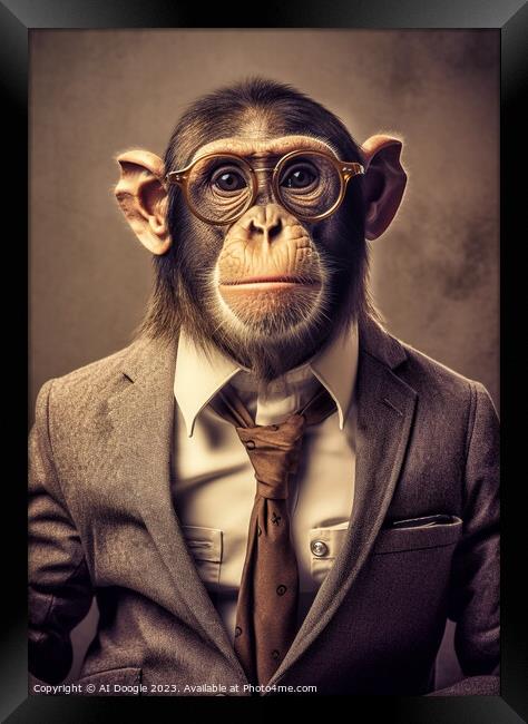 Monkey Business Framed Print by Craig Doogan Digital Art
