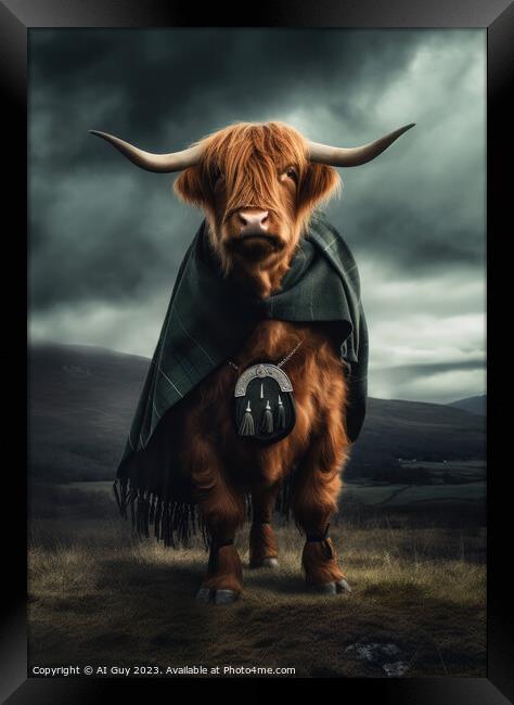 Highlander Framed Print by Craig Doogan Digital Art