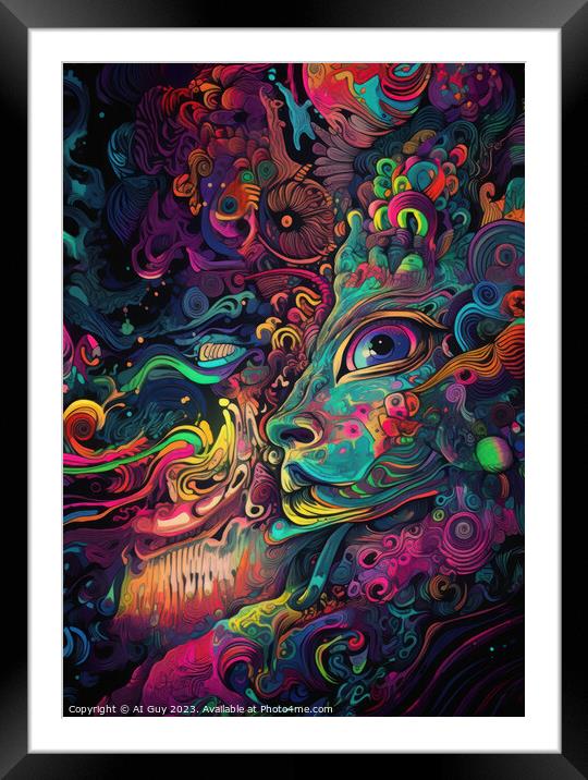 LSD Dreaming Framed Mounted Print by Craig Doogan Digital Art