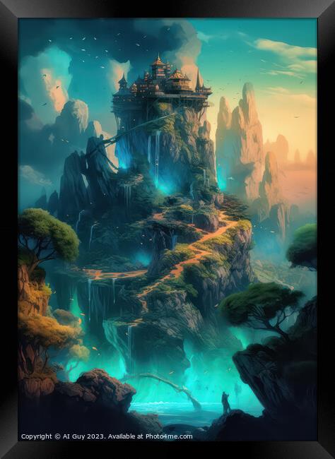 Fantasy Land Framed Print by Craig Doogan Digital Art