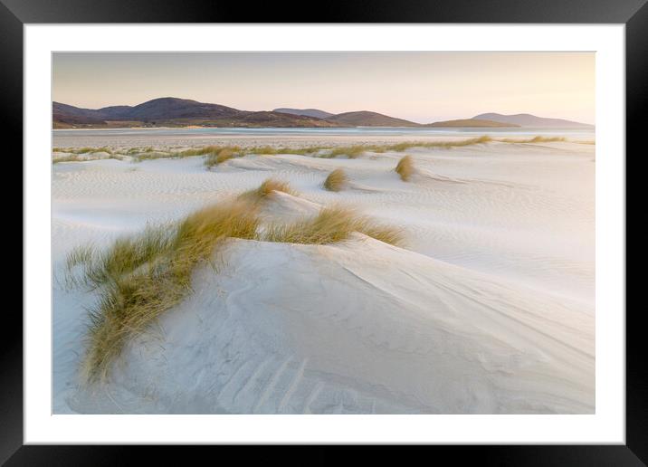 Luskentyre Beach Framed Mounted Print by Richard Armstrong
