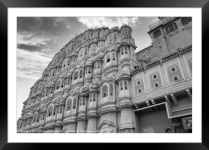The Breathtaking Hawa Mahal in Jaipur Framed Mounted Print by Stefano Senise