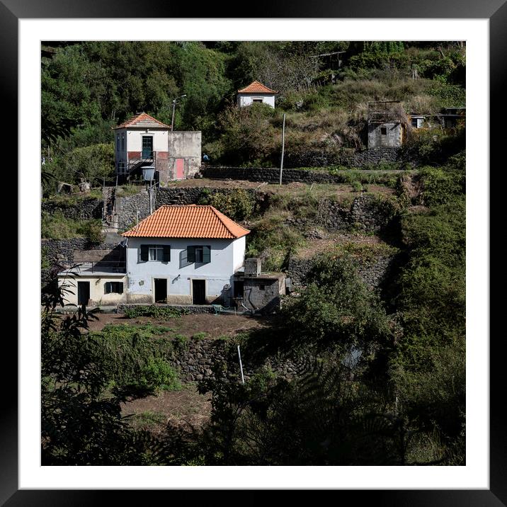 Madeira Valley View Framed Mounted Print by Tom Lloyd