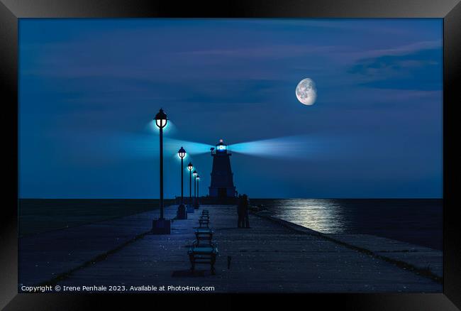 Enchanting Night Scene Framed Print by Irene Penhale