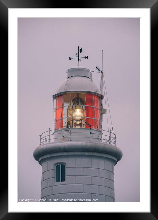 Corbiere Jersey Lighthouse  Framed Mounted Print by Marian Ilie
