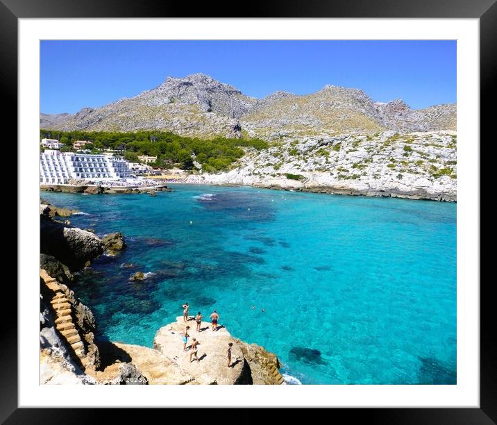 Secret Sea Jumping Place Framed Mounted Print by Igor Alifanov