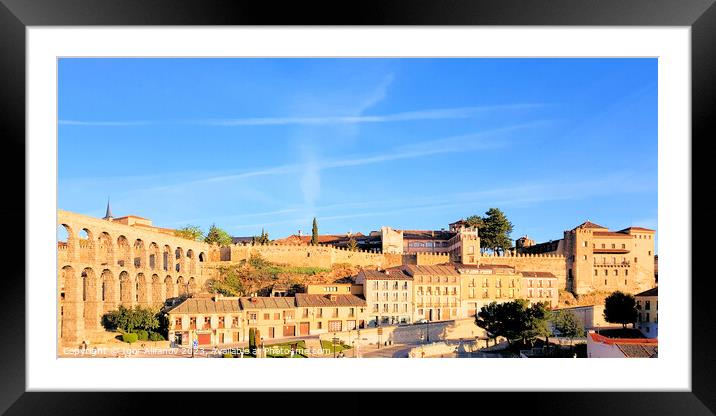City Walls Of Segovia Framed Mounted Print by Igor Alifanov